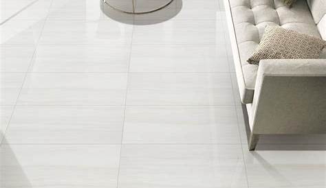 Super White Porcelain Tile | White tile floor, White porcelain tile