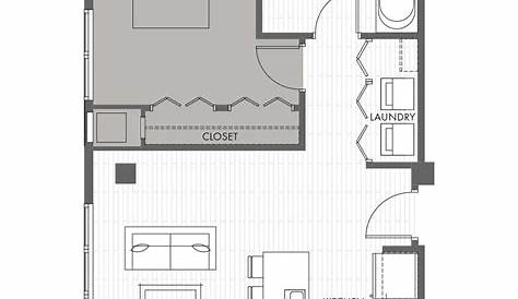 1 Bedroom Apartment/House Plans | Home Decoration World | One bedroom
