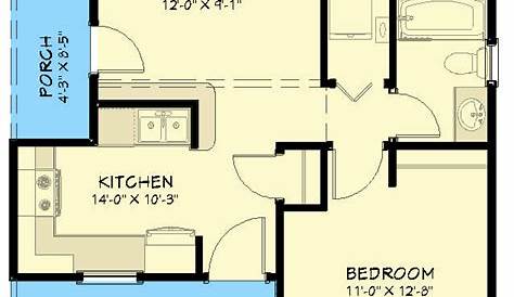 The Cozy Cottage: 500 SQ. FT., 1BR/1BA - Next Stage Design