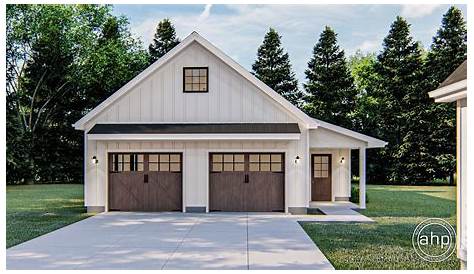 Modern Farmhouse with Matching Detached Garage - 500020VV