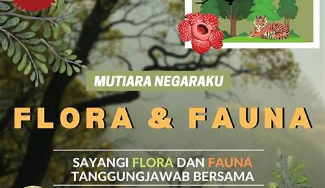 Sketsa Lukisan Flora Dan Fauna