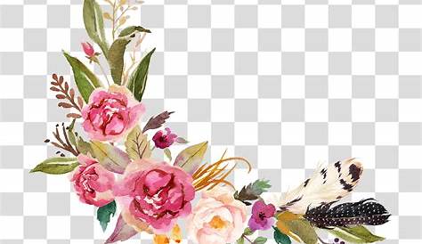 Borda florais Clipart PNG fundo Transparente | Imagens para photoshop