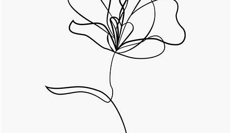 Diseño PNG Y SVG De Flores Rama Ilustración En Blanco Y Negro Para