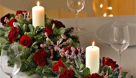 Flower Decoration For Christmas Table 50 Great & Easy Centerpiece Ideas DigsDigs