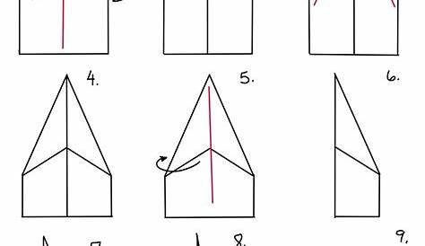 Flugzeug basteln aus papier - Flugzeug aus papier basteln - Flugzeug