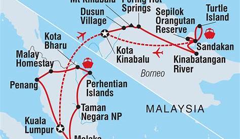 Perhentian Islands Malaysia Map