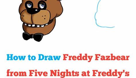 How to Draw Freddy Fazbear from Five Nights at Freddy's | Five nights