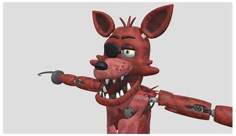 Fnaf Foxy - Download Free 3D model by animator12 (@animator12