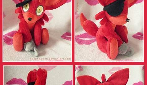 Foxy the pirate fox plush template by LycanTrin on DeviantArt | Fnaf