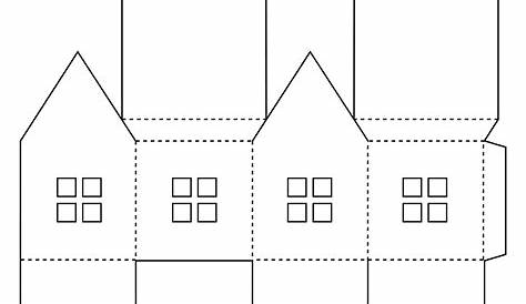 Origami House Template Origami