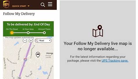Follow My Delivery Live Map Is No Longer Available