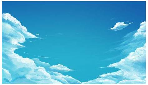 Ensemble de nuages de style dessin animé dans le ciel de la journée