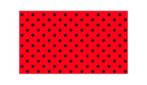 Polka Dot Background Red Black