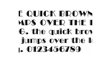 MyFonts: Typefaces from the 1920s