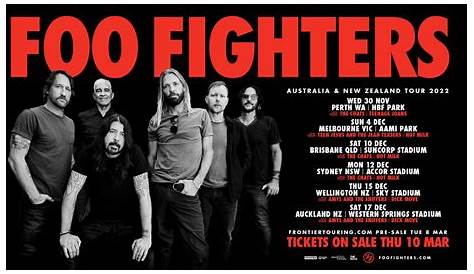 Touring Australia/New Zealand with Foo Fighters in 2018! — Weezer