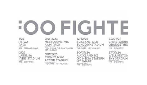 Foo Fighters announce Australian stadium tour for 2023. | New Idea Magazine