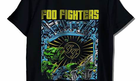 Foo Fighters Built To Last T-Shirt Size Medium pit... - Depop | Foo