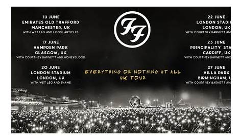 Foo Fighters announce Australia & New Zealand stadium tour — RAWING IN