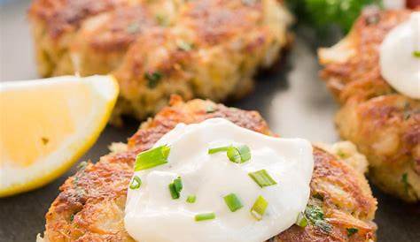 Easy Crab Cakes with Butter Wine Sauce - Back To The Book Nutrition