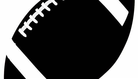 Clip Art Black And White Football - ClipArt Best