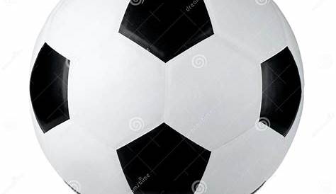 Realistic classic soccer football on white background. 602487 Vector
