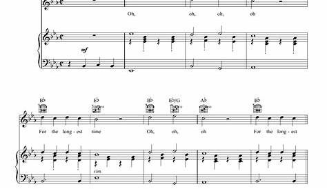 For The Longest Time Sheet music for Trumpet (In B Flat) (Brass Quartet