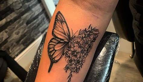 Flowers Forearm Tattoo Design For Girls | Good ideas | Pinterest