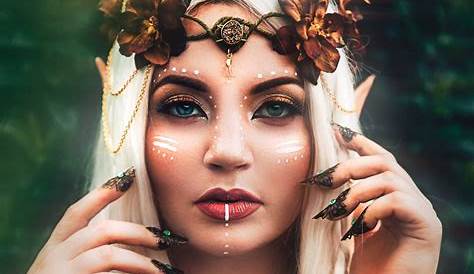 Forest elf makeup in 2020 Elven cosplay, Fairy makeup, Halloween costumes