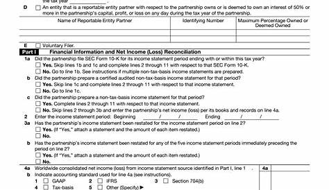 Fillable Online Form 1065 Schedule M3 Instructions Fax Email Print