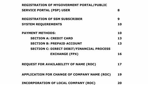 Ssm Form 49 Section 58 - Form 49 Notification Of Change In The Register