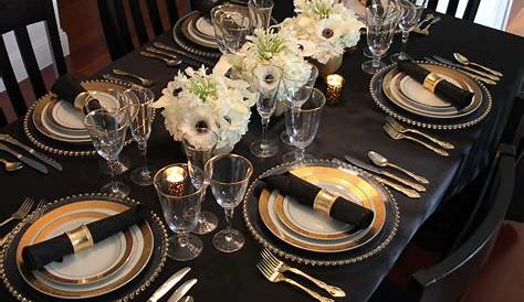 Formal Dinner Party Place Setting 2 But Simple And Thinking Spring