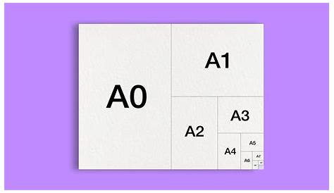 A0 / A2 : Différence entre le format de papier A0 et un A2 | Format A0