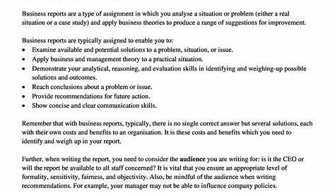 Examples Of Business Report Writing — The research report paper writing