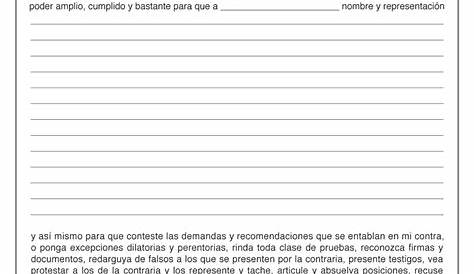 Carta Poder Form - Fill Out and Sign Printable PDF Template | signNow