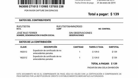 (PDF) FORMATO ÚNICO DE PAGO Universidad de Guadalajara | Hugo Perez