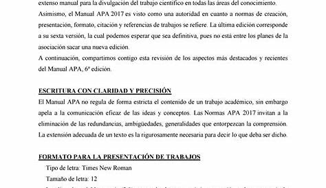 Plantilla Para Tesis Con Normas APA Formato APA (Sexta Edición) 2017