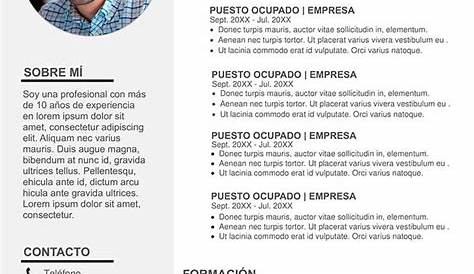 Como Hacer Una Hoja De Vida En Word Pdf - Printable Templates Free