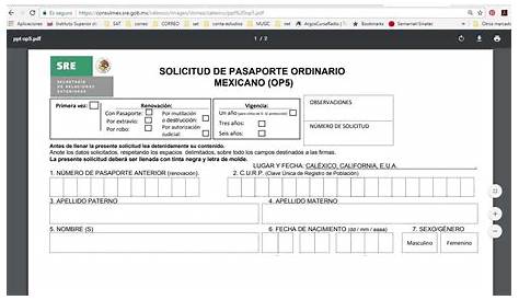 ¿Cómo obtener el formato de pago para pasaporte?