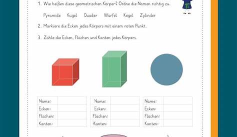 Neu Geometrische Formen 3d Namen Deutsch