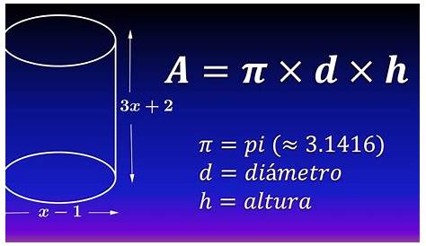 Formula Matematica Para Calcular El Volumen De Un Cilindro - Printable