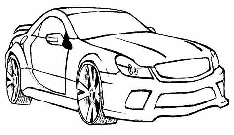 Desenhos para pintar de carros