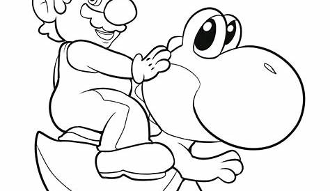 47 Disegni di Super Mario Bros da Colorare | Mario coloring pages