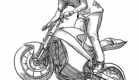 Dibujos De Motos Para Colorear Motorbike Drawing Coloring Pages Porn