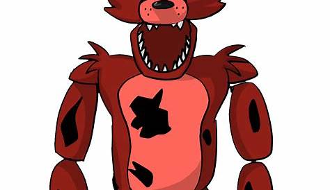 How To Draw Foxy From Five Nights At Freddys Really Easy Drawing