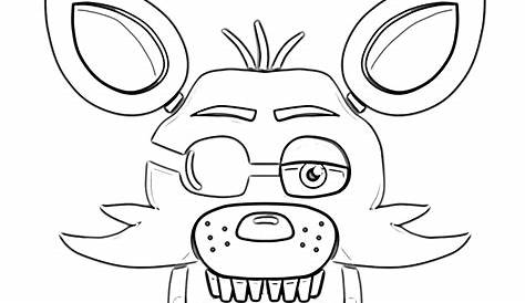 Dibujos de FNAF Foxy para Colorear