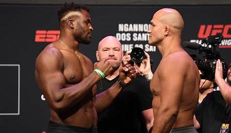 Francis Ngannou vs Junior dos Santos fight removed from UFC 239 card