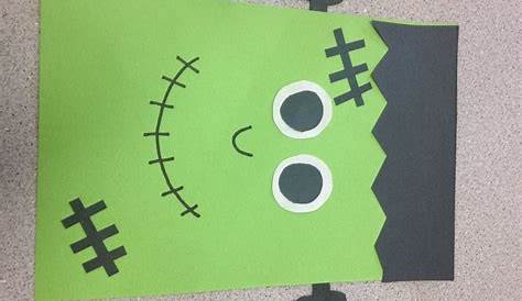 Frankenstein Paper Craft Create a Lab, easy tutorial on how to create