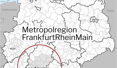 Rhein Main Gebiet Karte