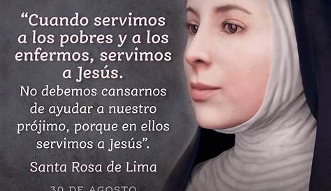 Frases para el día de Santa Rosa de Lima | Dia de santa rosa, Sta rosa