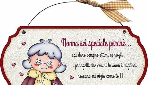 Frase sulla nonna - Disegni da colorare